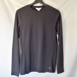 Calvin Klein Body Fit Long Sleeve T-Shirt Black XS